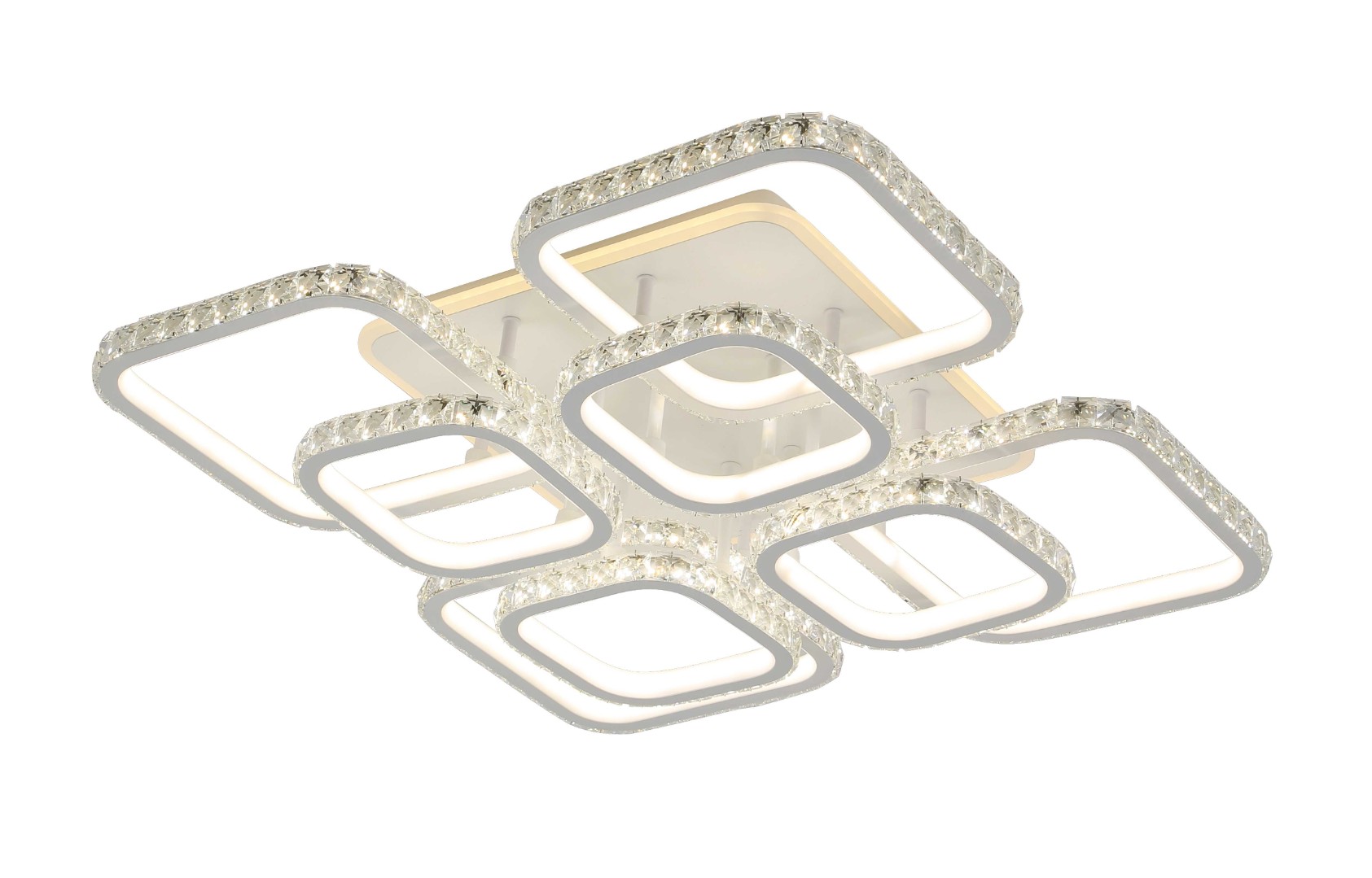 Люстра 1538/4+4 WHITE RGB